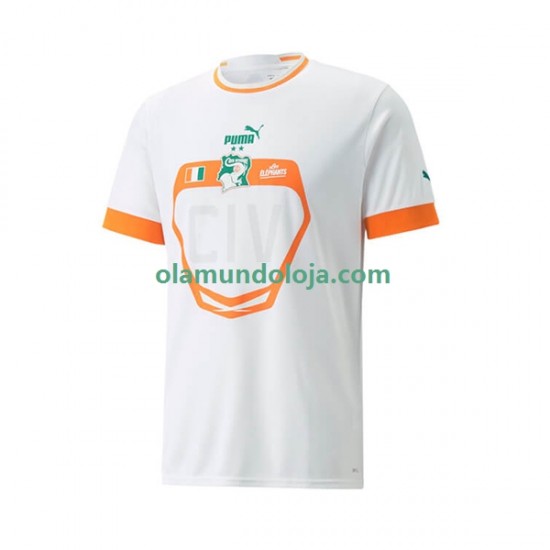 Camisola Costa do Marfim Homem Equipamento Segundo 2022 Manga Curta